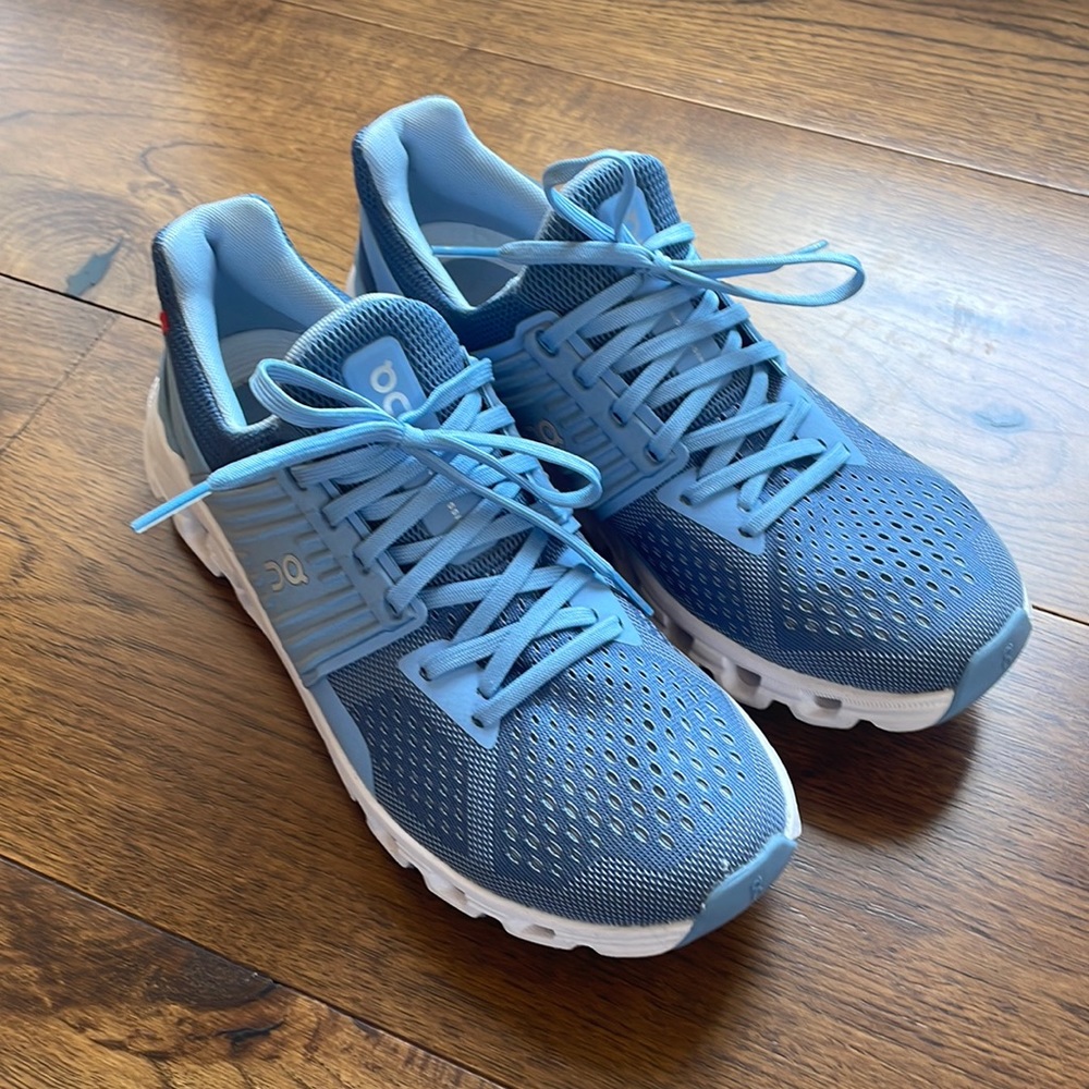 Blue helion on cloud sneakers